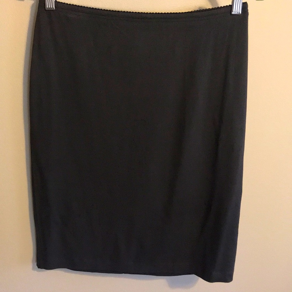 J Jill Gray Stretch Knit Skirt